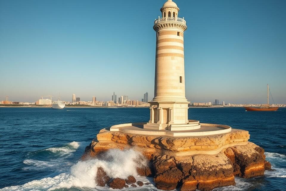 der Leuchtturm von Pharos