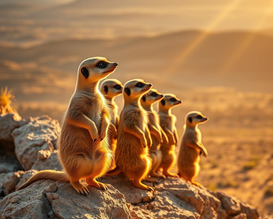 stellen erdmännchen foto