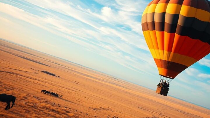 Ballonfahrt über die Serengeti