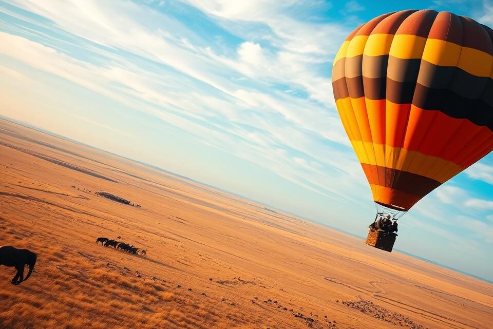 Ballonfahrt über die Serengeti