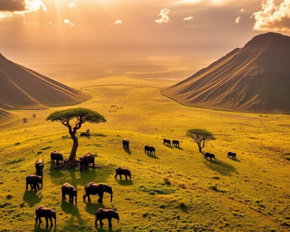 Tierwelt Ngorongoro Krater Safari Tierwelt Ngorongoro Krater Safari