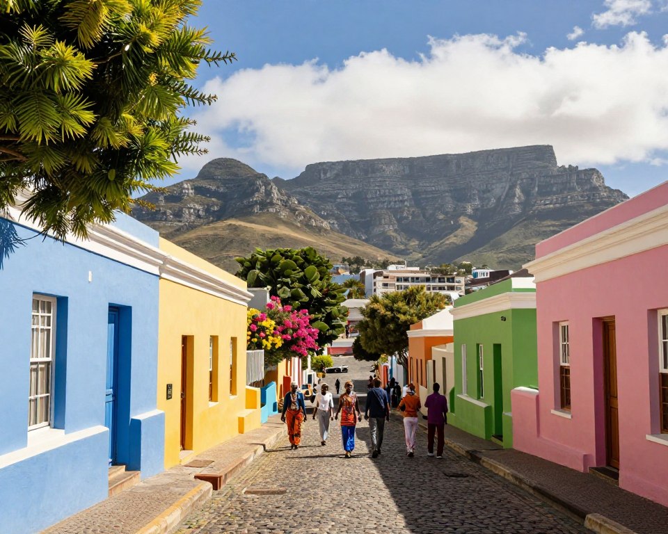 Bunte Häuser Kapstadt Bo-Kaap Bunte Häuser Kapstadt Bo-Kaap