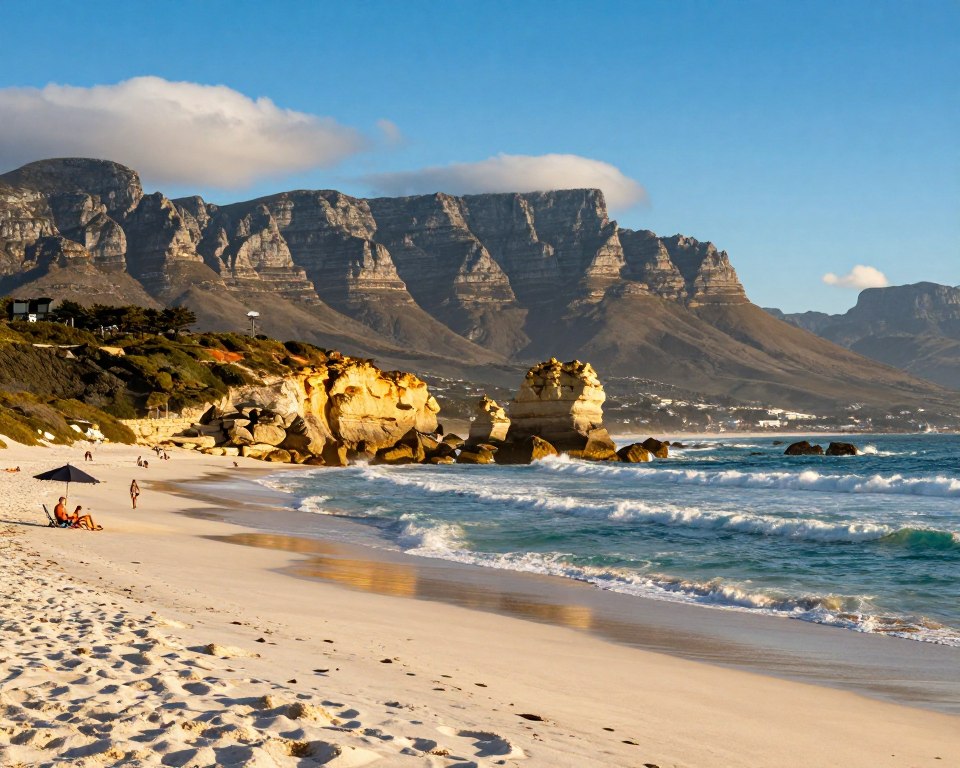 Camps Bay Landschaft mit Tafelberg