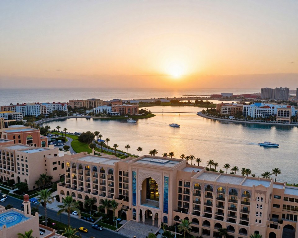 El Gouna Lagunenstadt Architektur