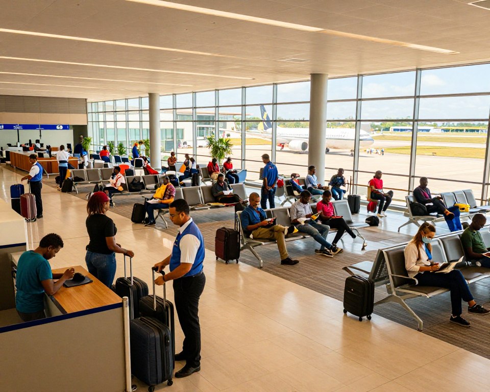 Flughafen Einrichtungen in Madagaskar