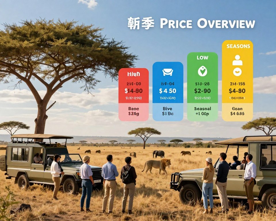 Kenia Safari Saisonale Preisübersicht