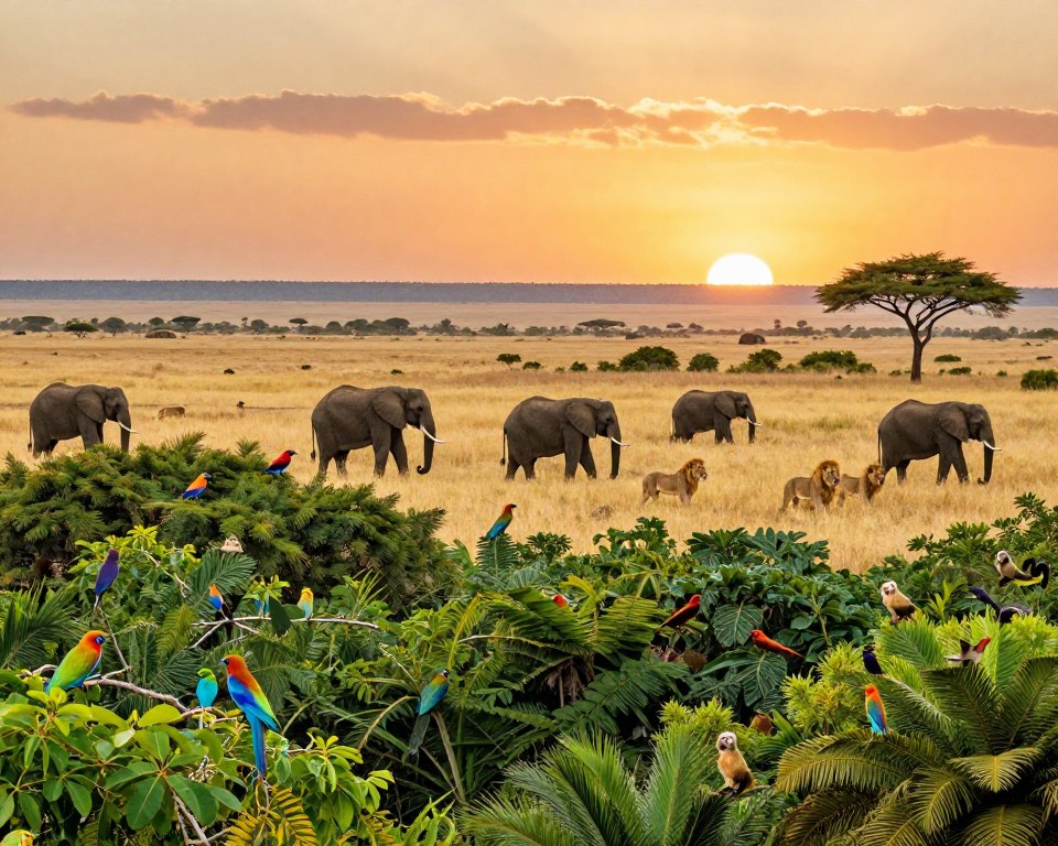 Lebensräume Afrika Ökosystem