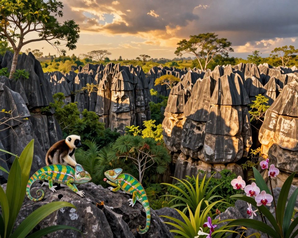Madagassische Tierwelt im Tsingy de Bemaraha