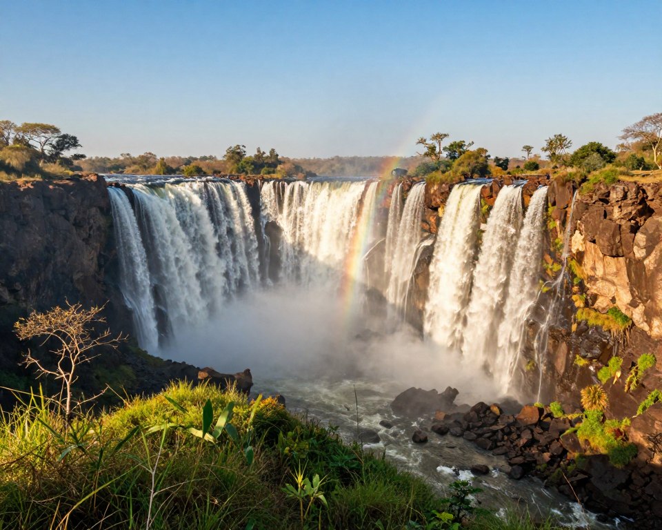 Monatliche Übersicht Victoria Falls Wasserstand