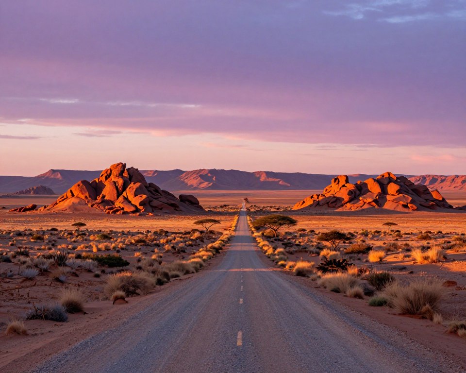 Namibia Route Übersicht