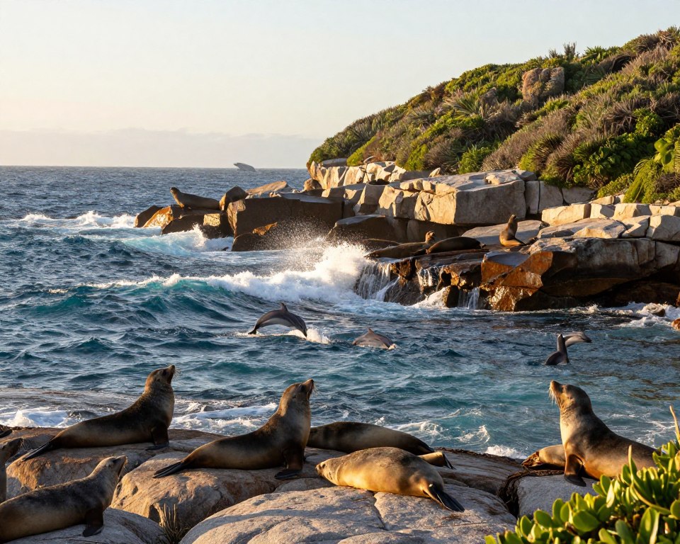 Robben im Robberg Nature Reserve