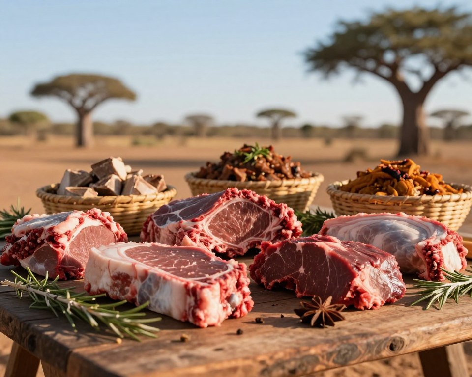Rohes Fleisch Risiken in Namibia