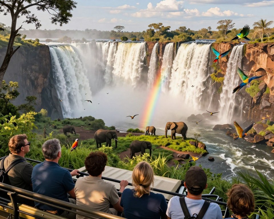 Safari Kombination Viktoriafälle