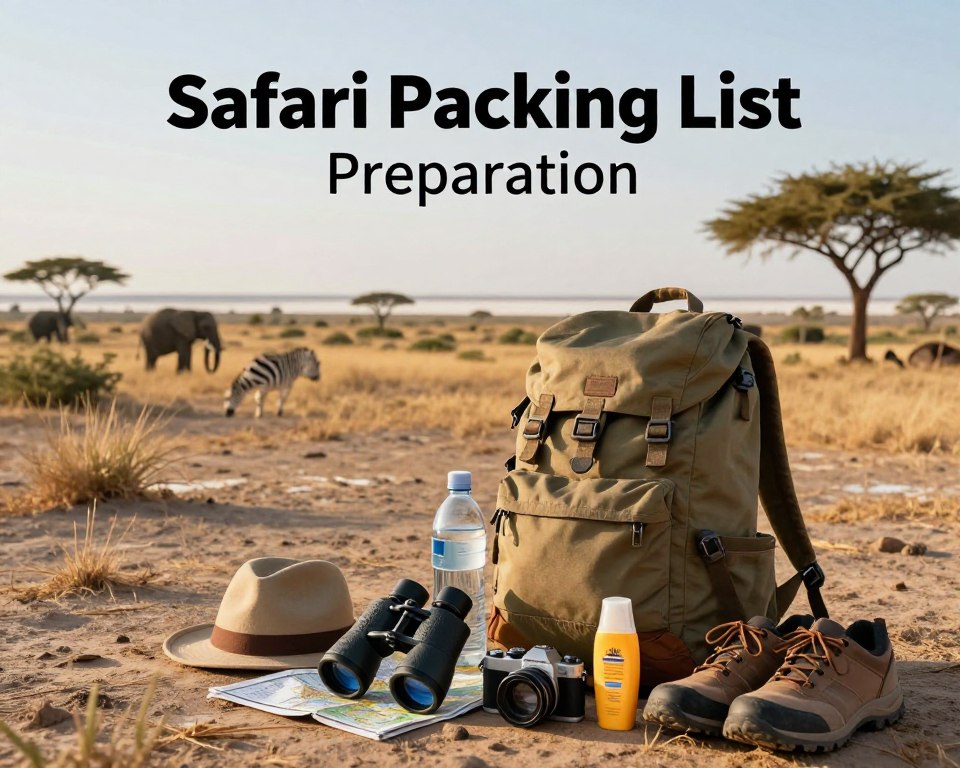 Safari Packliste Vorbereitung