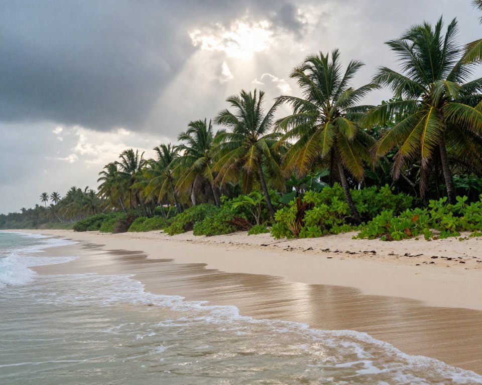 Sansibar Regenzeit Strand