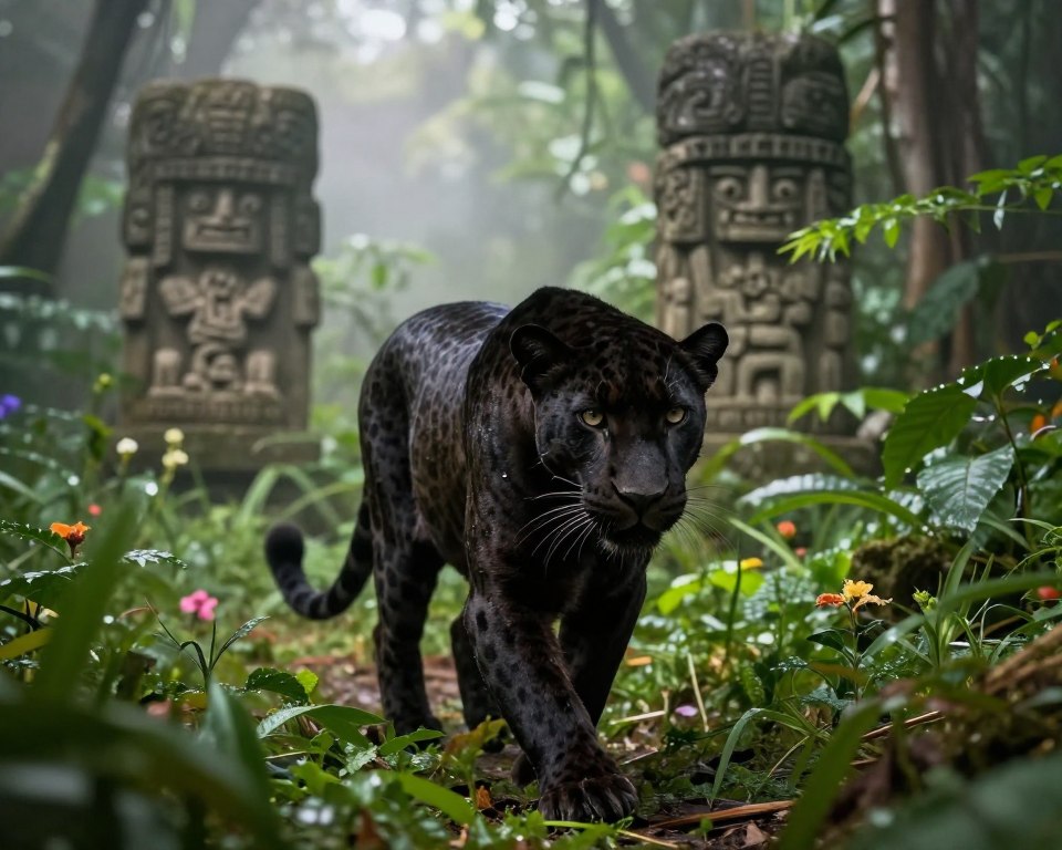 Schwarzer Leopard Symbolik