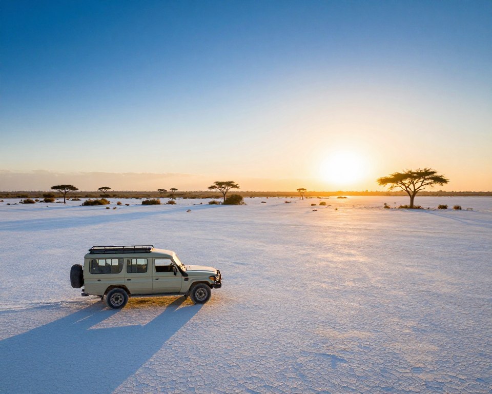Selbstfahrer Safari Makgadikgadi Pans