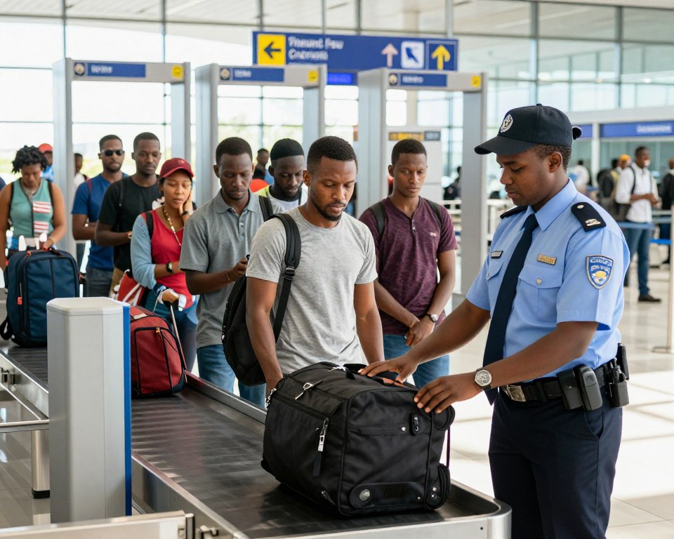 Sicherheit Madagaskar Flughafen