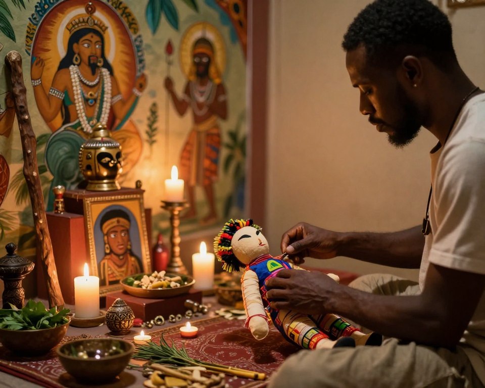 Spirituelle Vorbereitung Voodoo Ritual