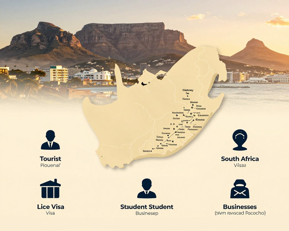 Südafrika Visum Kategorien