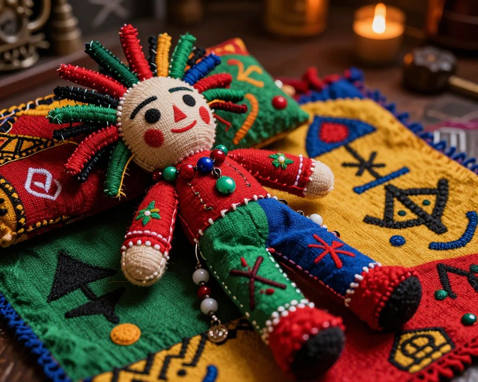 Voodoo Puppen Farbsymbolik