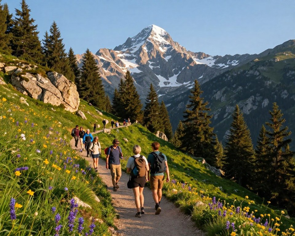 Wanderrouten am Mount Olymp