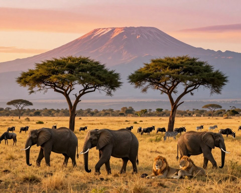 Wildtiere Afrika Tsavo National Park