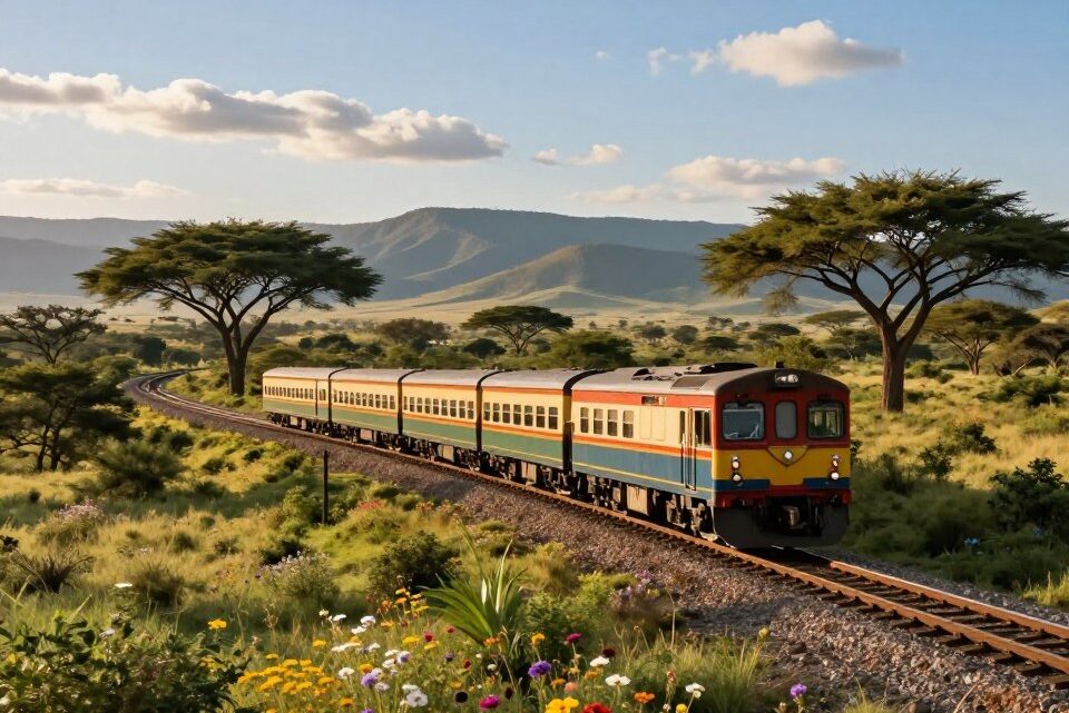 Zugreisen durch Afrika