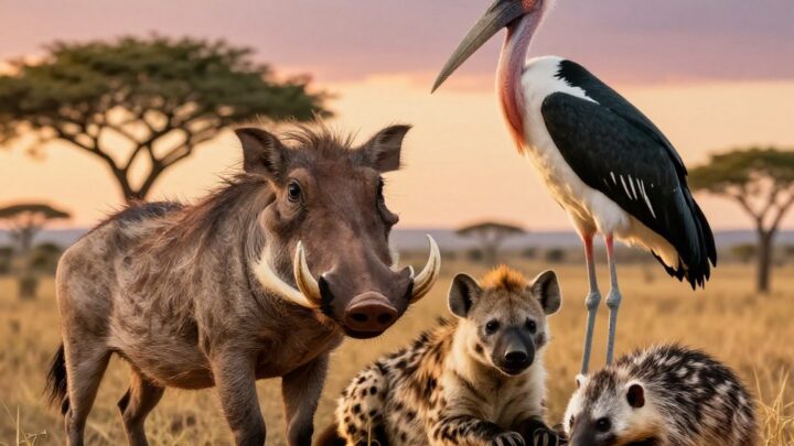 hässliche tiere top 10 afrika