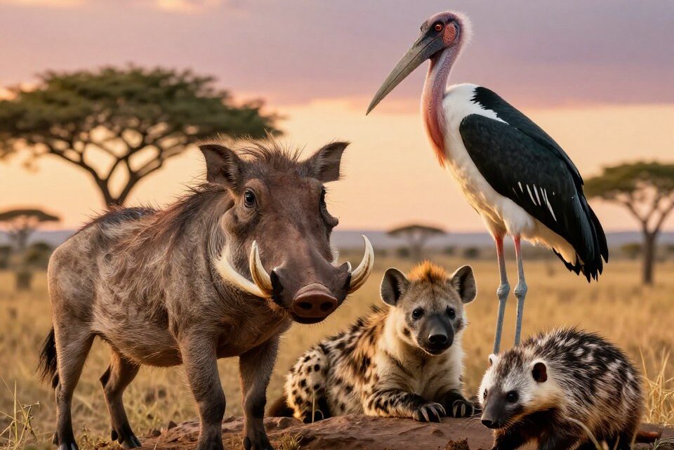 hässliche tiere top 10 afrika