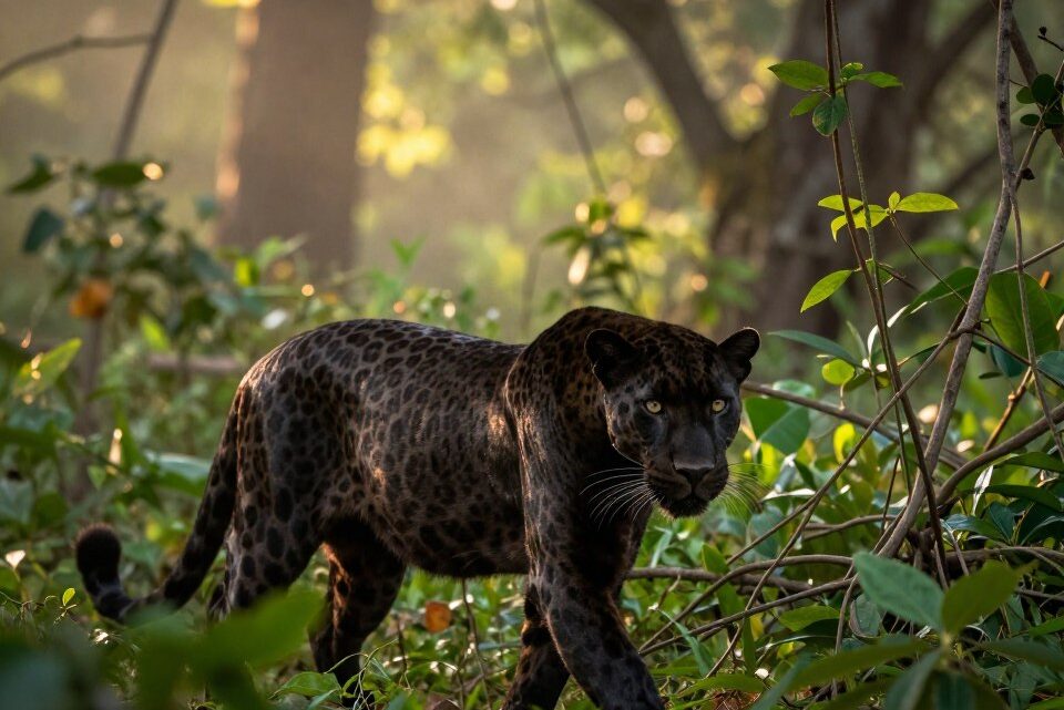 schwarzer leopard