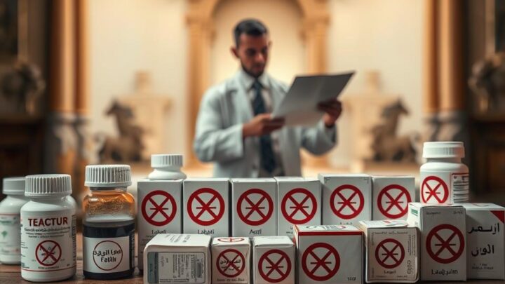 verbotene medikamente ägypten liste