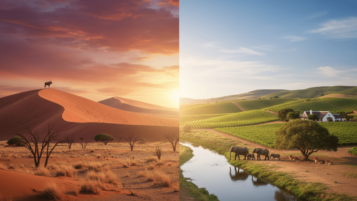 namibia oder südafrika