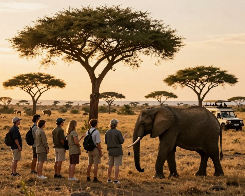 Nachhaltige Safari mit Rücksicht auf Wildtiere Nachhaltige Safari mit Rücksicht auf Wildtiere