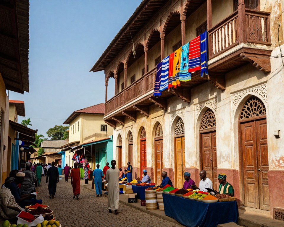 Historische Gassen in Stone Town Sansibar