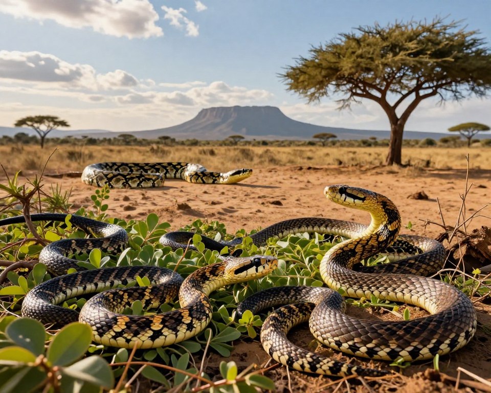 Schlangen Südafrika und andere Afrika-Rundreise Regionen