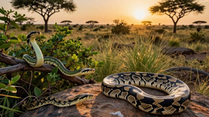 Schlangen in Afrika