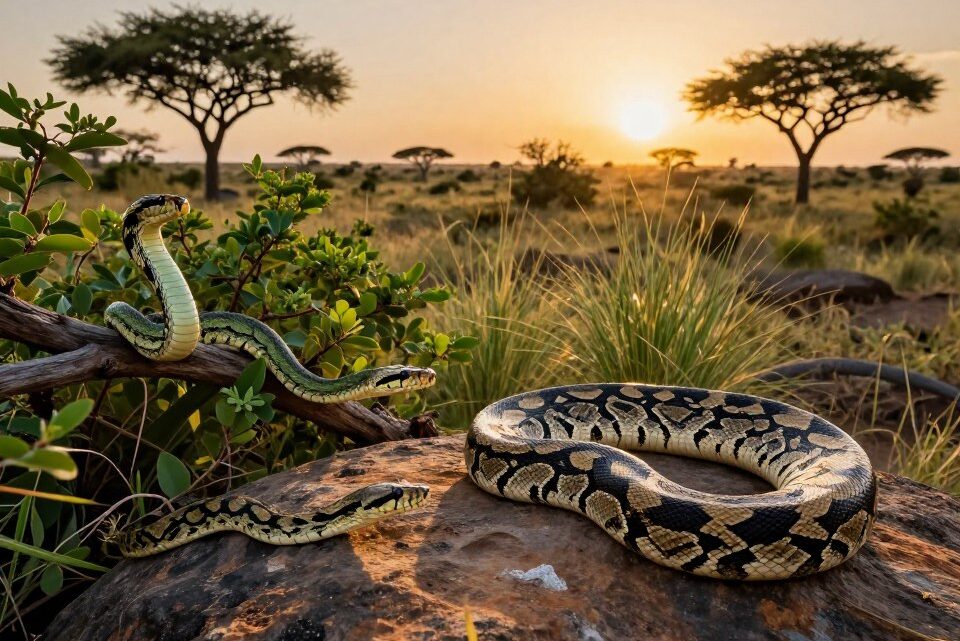Schlangen in Afrika