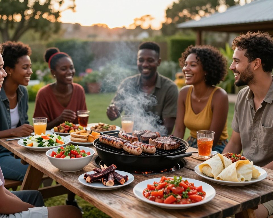 Südafrikanische Küche Braai