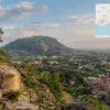 Reiseziel mit Lagekarte in Abeokuta, Afrika