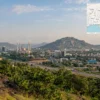 Reiseziel mit Lagekarte in Abuja, Afrika