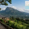Reiseziel mit Lagekarte in Aburi, Afrika