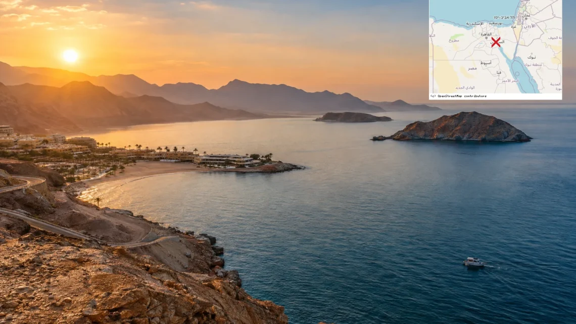 Reiseziel mit Lagekarte in Ain Suchna, Afrika