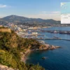 Reiseziel mit Lagekarte in Annaba, Afrika