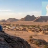Reiseziel mit Lagekarte in Atar, Afrika