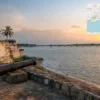 Reiseziel mit Lagekarte in Badagry, Afrika