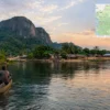 Reiseziel mit Lagekarte in Bayanga, Afrika