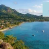 Reiseziel mit Lagekarte in Beau Vallon, Afrika