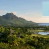Reiseziel mit Lagekarte in Bel Ombre, Afrika