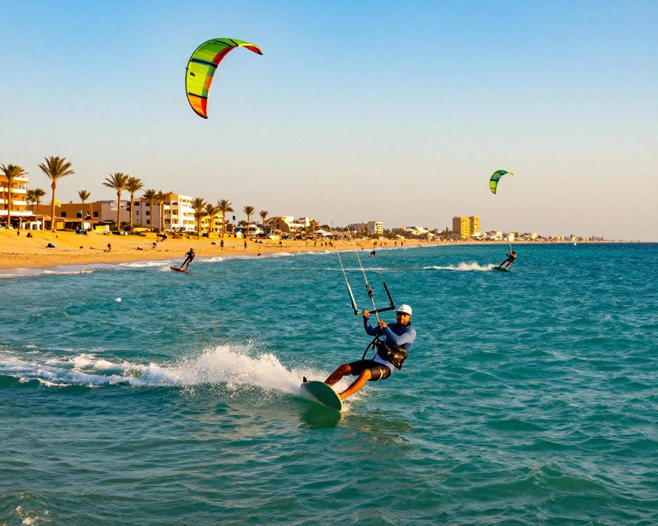 beste Reisezeit El Gouna Kitesurfen